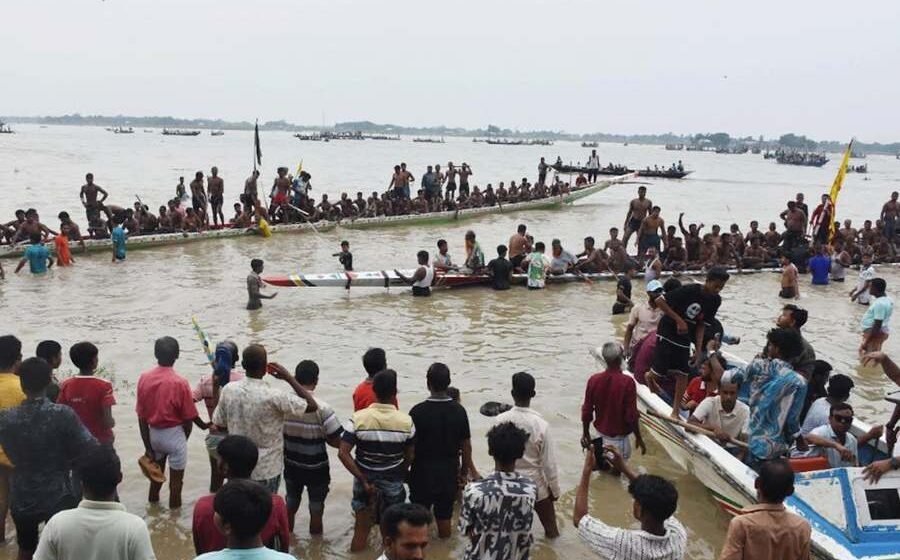 Three-day boat race on the Padma ends, Syedpur's New Shapla champion