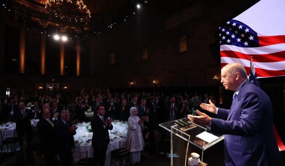 Erdogan calls for integrating into society, not giving up language and culture