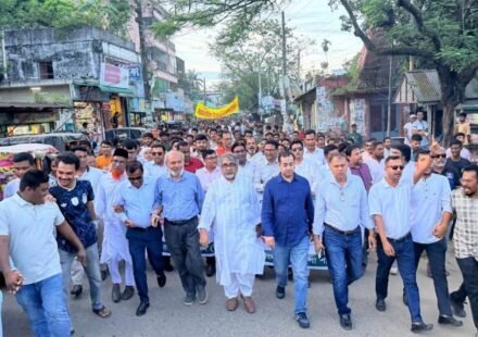 BNP holds rally, procession in Haluaghat protesting Awami League's attempt at anarchy