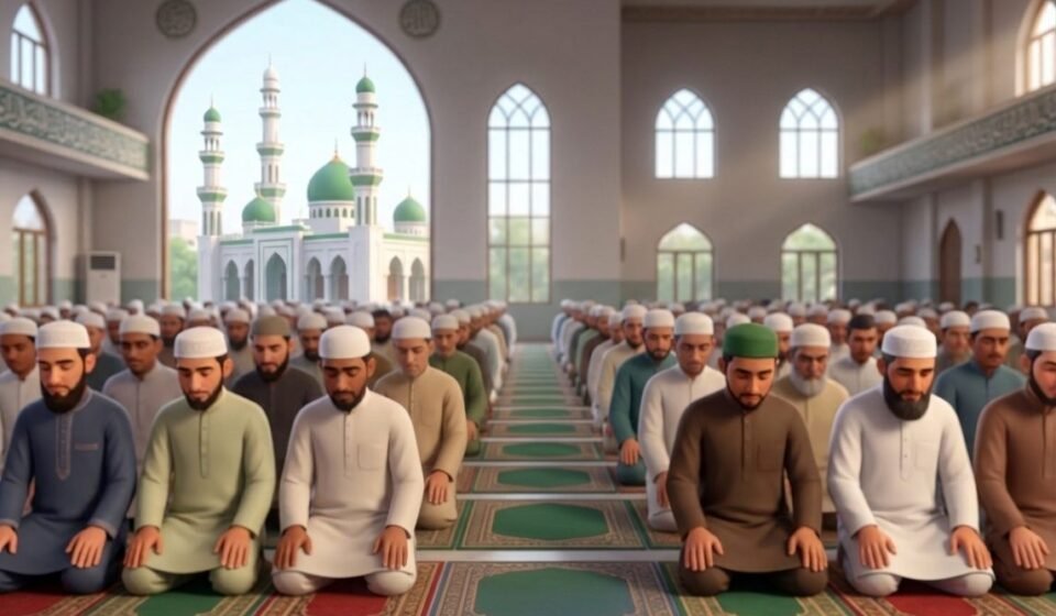 Prayer timings in Dhaka on Jumma day, 25 September 2026
