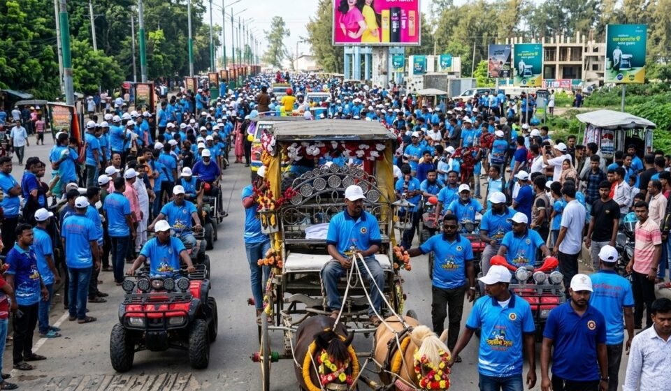 বিশ্ব পর্যটন দিবসে কক্সবাজারে বর্ণাঢ্য শোভাযাত্রা