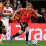 De Bruyne's brace gives Belgium big win against Turkey
