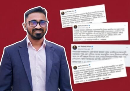 ‘জামায়াত আমির কার্যত গণহত্যার পক্ষেই দাঁড়িয়েছেন’—রাশেদ খান