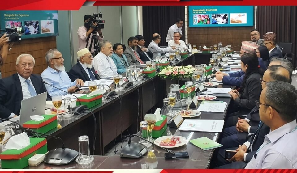Nepal Election Commission delegates hold meeting with EC at Nirbachan Bhaban