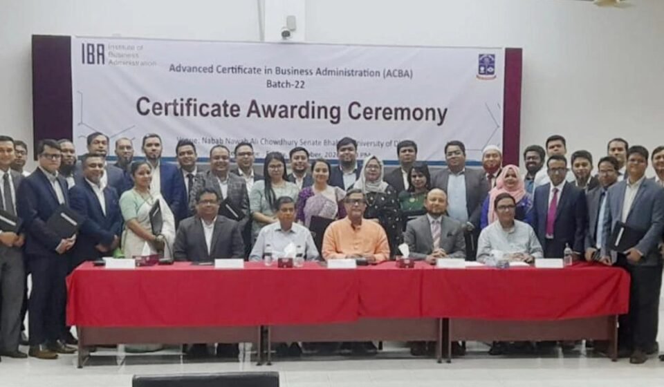 60 selected from 350 applicants, 55 get certificates: IBA's ACBA 22nd batch concludes