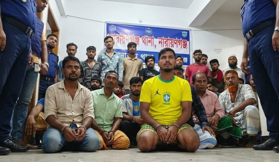35 held including child rape case accused in special police drive in Sonargaon