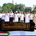 Salahuddin Ahmed's first janaza held at Sangsad Bhaban south plaza, Tarique Rahman pays tribute