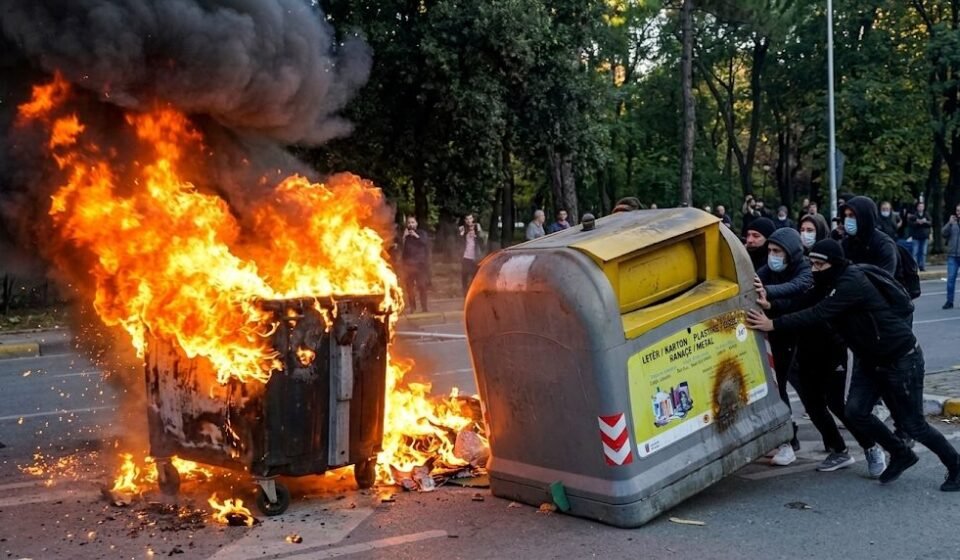 তিরানায় তৃতীয় দিনের বিক্ষোভে জলকামান-টিয়ার গ্যাস, সরে দাঁড়াতে রাজি নন এদি রামা