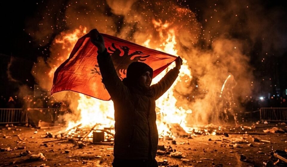 শিক্ষা মন্ত্রণালয়ের তলায় আগুন, আলবেনিয়ায় শিক্ষার্থীদের আন্দোলন সহিংস রূপে