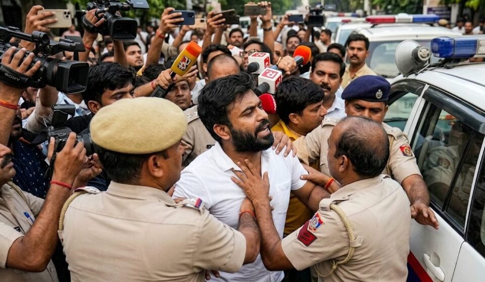 মিছিল শুরুর মুখে বাড়িতে পুলিশ, এক সপ্তাহে দ্বিতীয়বার আটক অভিজিৎ দীপকে
