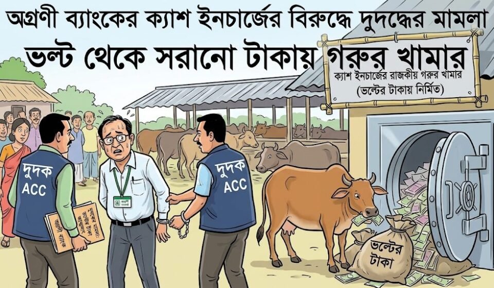 Cattle farm with money taken from the vault: ACC sues Agrani Bank cash in-charge