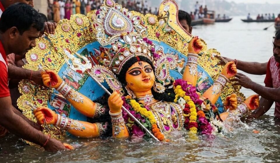 ঢাকেশ্বরী থেকে শোভাযাত্রা, ওয়াইজঘাটেই হবে সবচেয়ে বেশি প্রতিমা বিসর্জন