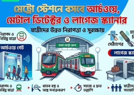 Airport-style checks: archway metal detectors and luggage scanners to be installed at metro stations
