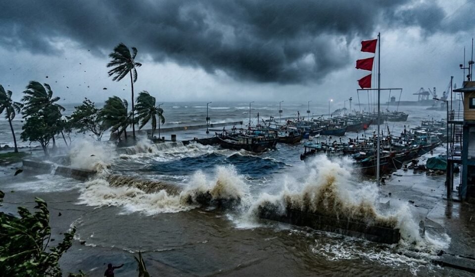 ঘণ্টায় ১৫০ কিমি পর্যন্ত দমকা হাওয়া নিয়ে অতিপ্রবল ঘূর্ণিঝড় ‘অর্ণব’, চার বন্দরে ৩ নম্বর সংকেত
