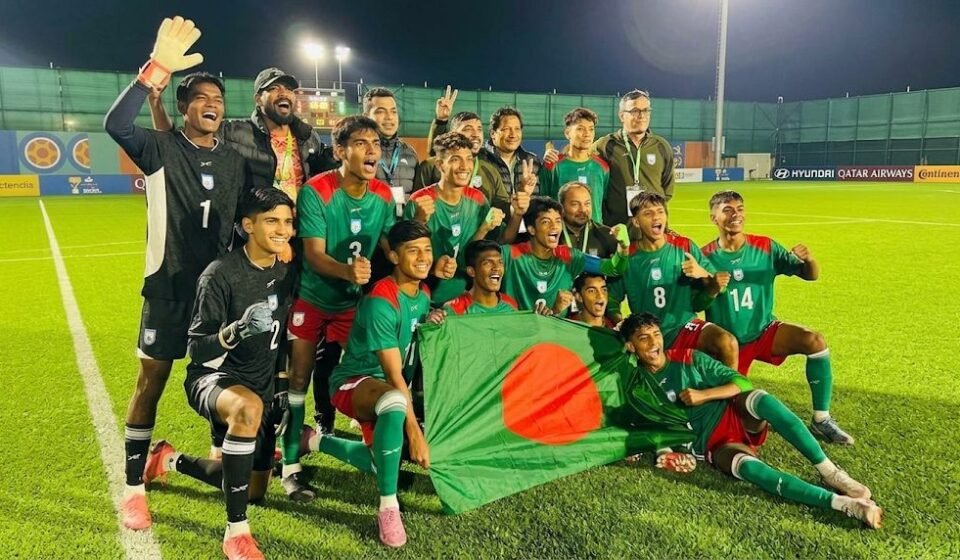 টাইব্রেকারে ৪-৩: বাকুতে সিঙ্গাপুরকে হারিয়ে অনূর্ধ্ব-১৫ ফেস্টিভ্যালের কোয়ার্টারে বাংলাদেশ